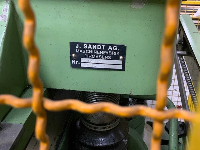 J.sandt a.g. 602 / 287 hydraulische enkele vormstansautomaat - afbeelding 10 van  21