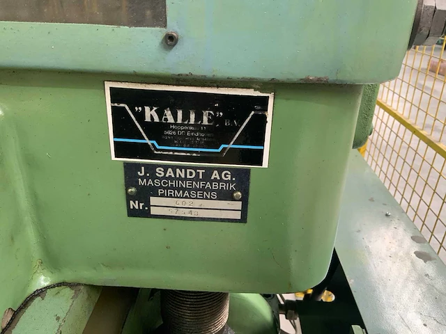 J.sandt a.g. 602 hydraulische dubbele stansautomaat - afbeelding 3 van  21