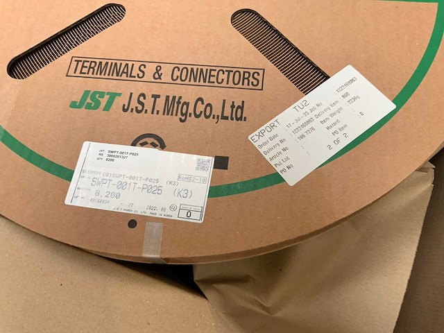 Jst swpt-001t-p025 contact pin terminal (8200x) - afbeelding 3 van  4