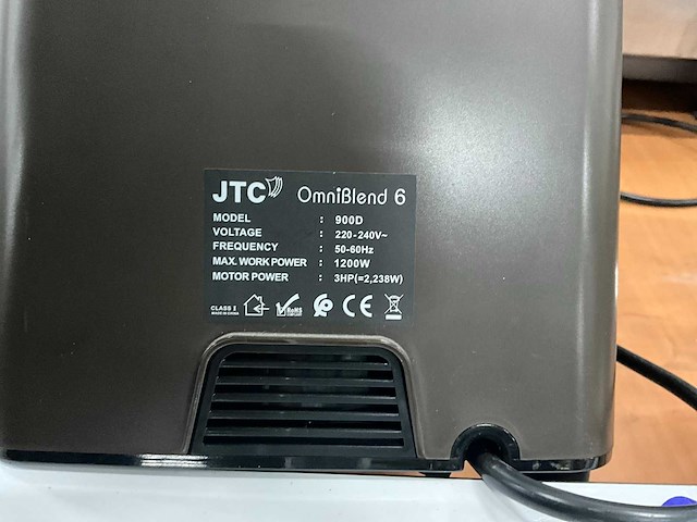 Jtc 900d blender - afbeelding 6 van  6