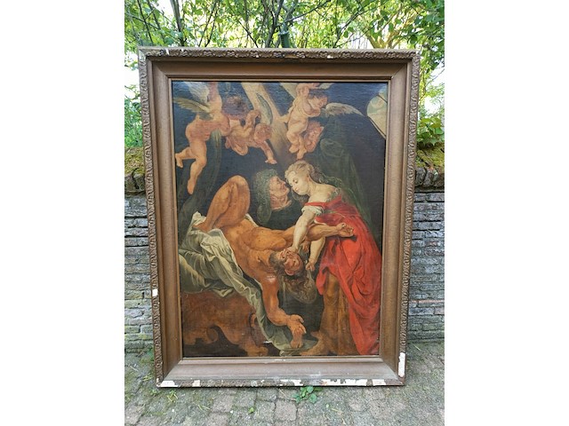 Judith onthoofdt holofernes , replica, 19e eeuw - afbeelding 2 van  5