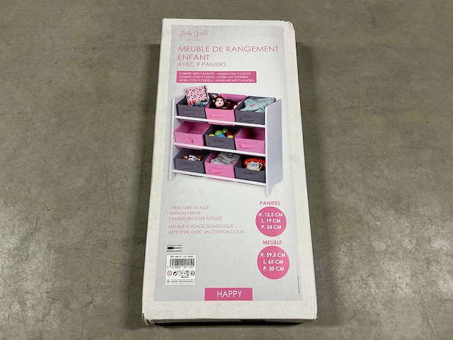 Judy wild meubel met 9 manden (4x) - afbeelding 1 van  3