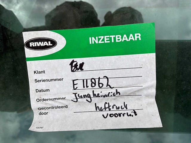 Jugenheinrich e11862 heftruck voorruiten (2x) - afbeelding 5 van  7