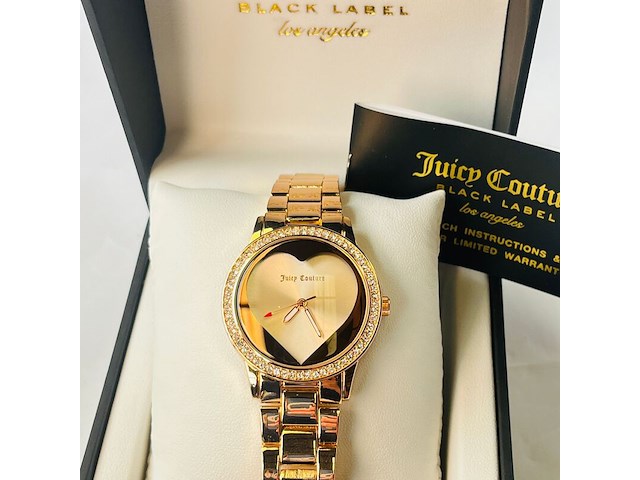 Juicy couture black label dameshorloge - inclusief doos - afbeelding 1 van  6