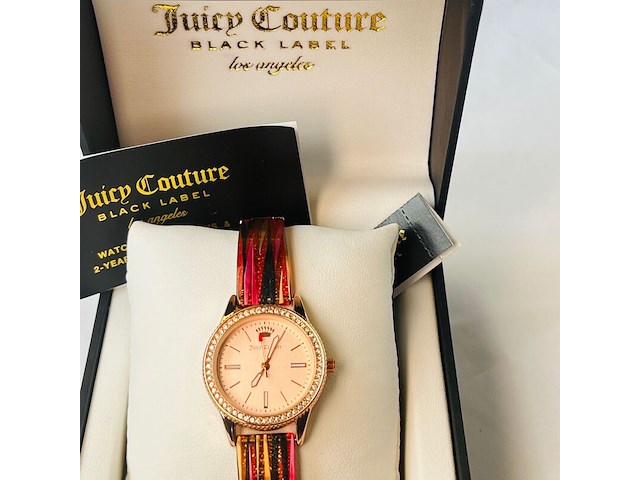 Juicy couture black label dameshorloge - inclusief doos - afbeelding 1 van  7