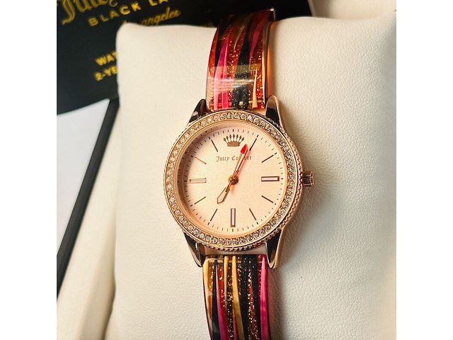 Juicy couture black label dameshorloge - inclusief doos - afbeelding 2 van  7
