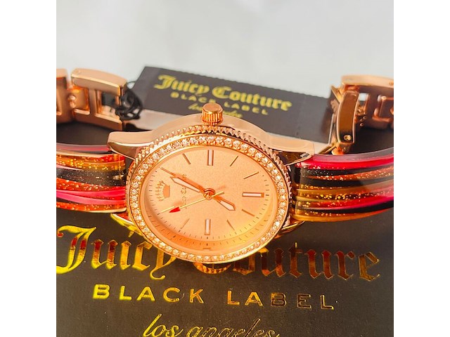 Juicy couture black label dameshorloge - inclusief doos - afbeelding 4 van  7