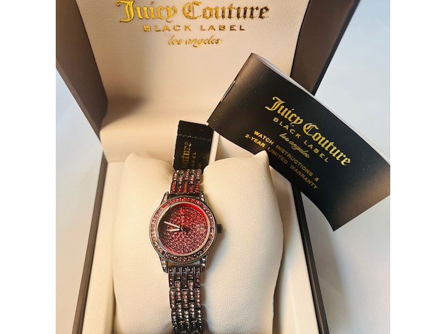 Juicy couture black label dameshorloge - inclusief doos - afbeelding 1 van  6
