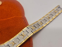 Jules jürgensen frosted two tone horloge - afbeelding 4 van  5