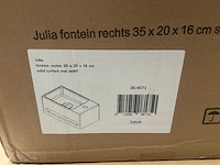 Julia rechts mat zwart fontein - afbeelding 1 van  1