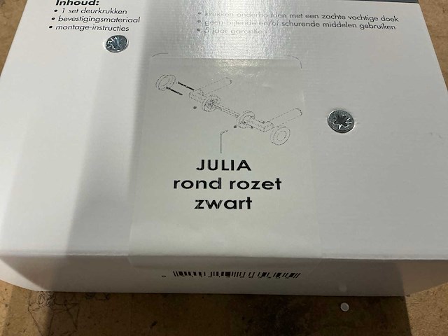 Julia rond rozet deurbeslag (36x) - afbeelding 3 van  3