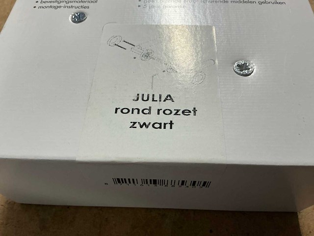 Julia rond rozet deurbeslag (6x) - afbeelding 3 van  3