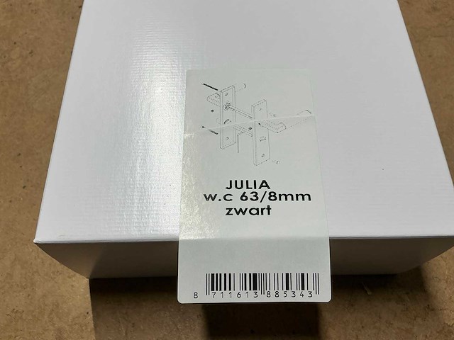 Julia wc-deur deurbeslag (5x) - afbeelding 3 van  3