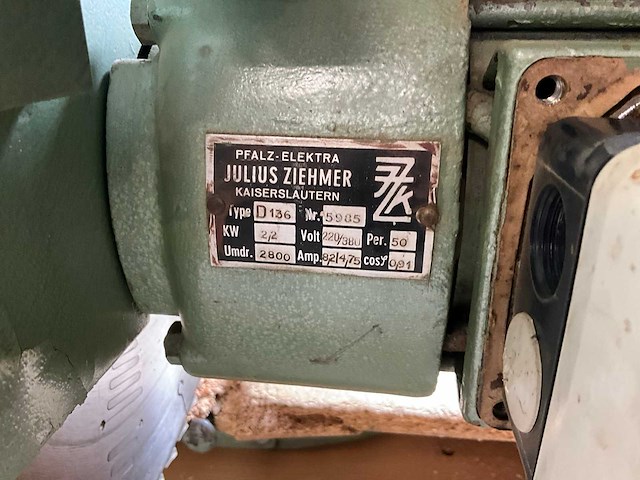Julius ziehmer d126 afkortcirkelzaagmachine - afbeelding 8 van  8