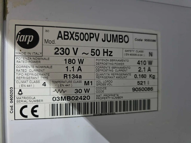 Jumbo - abx500pv - rvs koeling - afbeelding 8 van  8