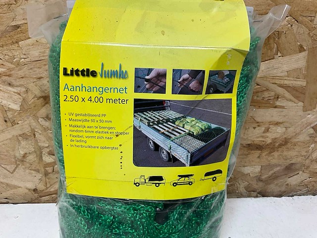 Jumbo aanhangwagen net 2.5x4.0m - afbeelding 2 van  2