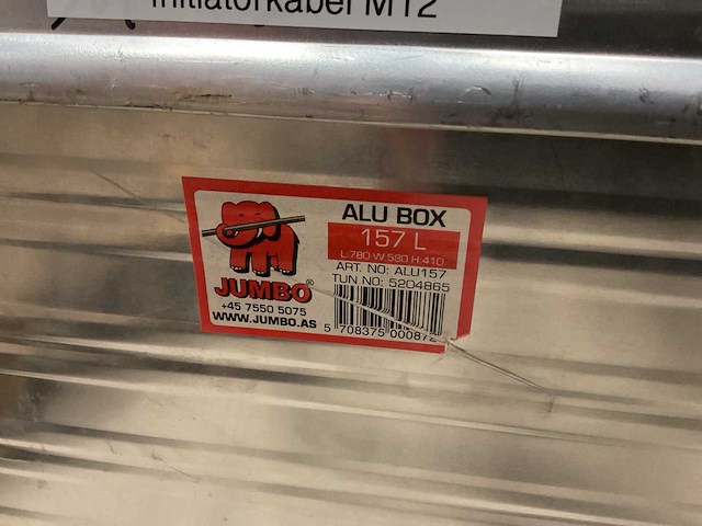 Jumbo alu157 aluminium gereedschapskist - afbeelding 4 van  4