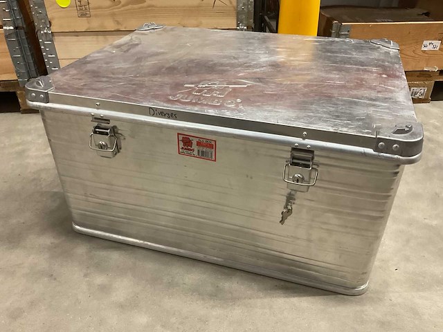 Jumbo alu157 aluminium gereedschapskist - afbeelding 1 van  4