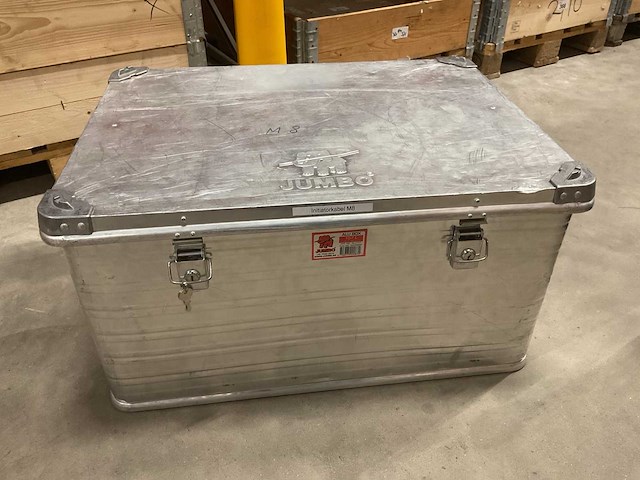 Jumbo alu157 aluminium gereedschapskist - afbeelding 1 van  4