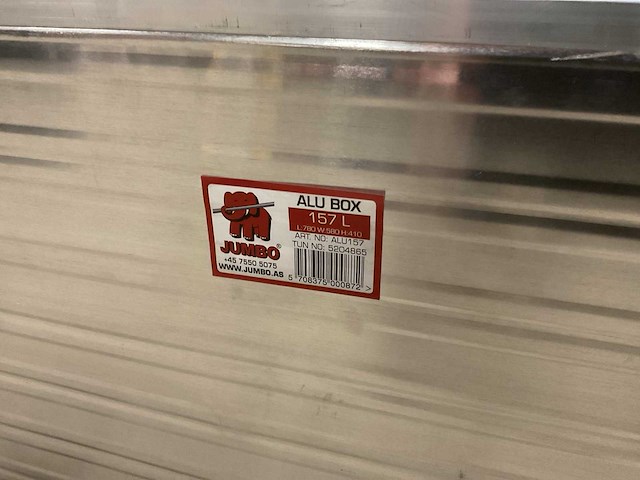 Jumbo alu157 aluminium gereedschapskist - afbeelding 4 van  4
