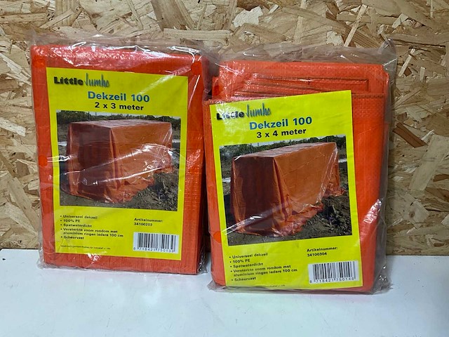 Jumbo dekzeil 4x6m (5x) - afbeelding 1 van  5