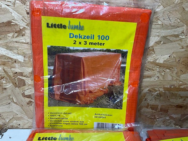 Jumbo dekzeil 4x6m (5x) - afbeelding 3 van  5