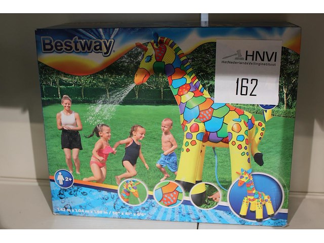 Jumbo giraffe sproeier bestway art, afm. 142 cm x 104 cm x198 cm. - afbeelding 1 van  2