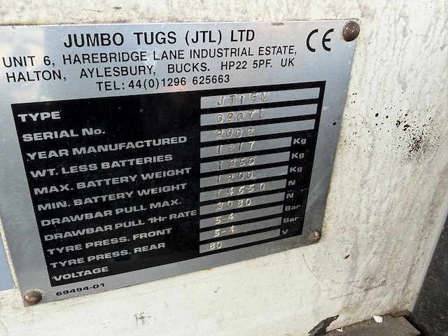 Jumbo tugs - jt15m - bagage trekker - afbeelding 9 van  9