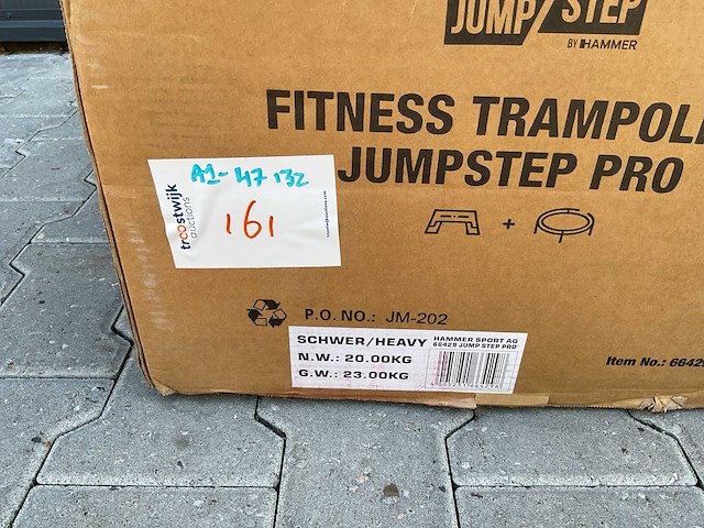 Jumpstep - fitnesstrampoline - trampoline - afbeelding 7 van  15