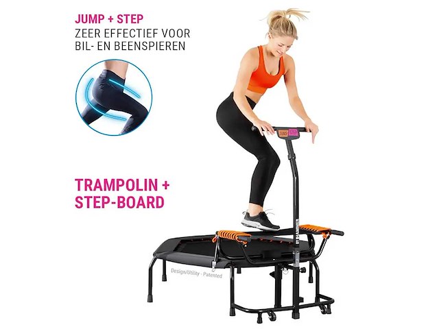 Jumpstep - fitnesstrampoline - trampoline - afbeelding 9 van  15