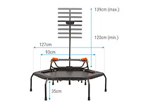 Jumpstep - fitnesstrampoline - trampoline - afbeelding 7 van  14
