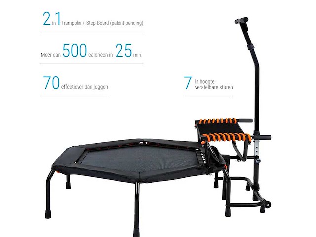 Jumpstep - fitnesstrampoline - trampoline - afbeelding 7 van  11