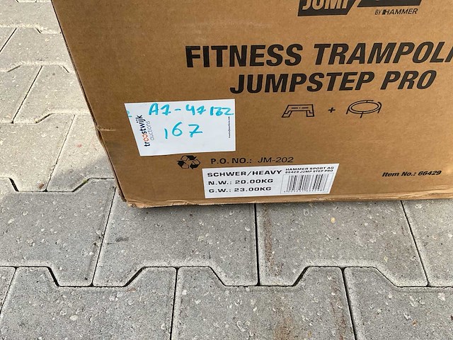 Jumpstep - fitnesstrampoline - trampoline - afbeelding 3 van  11