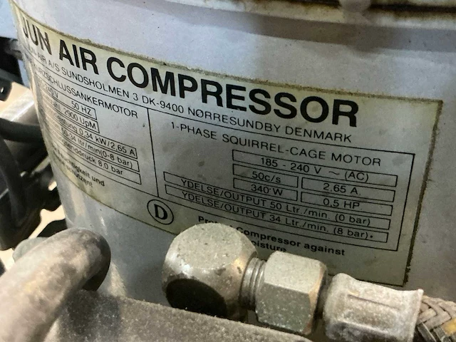 Jun-air luchtcompressor - afbeelding 8 van  8