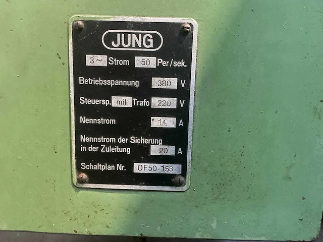 Jung - hf-50-rd - vlakslijpmachine - afbeelding 8 van  13