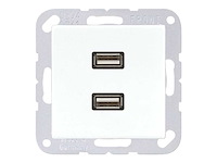 Jung a/as range - usb wandcontactdoos maa1153ww (x28) - afbeelding 1 van  4