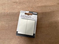 Jung as500 schakelaar inbouw, dubbele wisselschakelaar (31x) - afbeelding 1 van  3