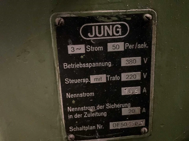 Jung vlakslijpmachine - afbeelding 12 van  12