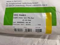 Jungbunzlauer tripotassium citrate e332 (25kg) (37x) - afbeelding 2 van  3
