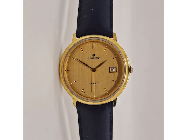 Junghans goudkleurig herenhorloge - afbeelding 1 van  6