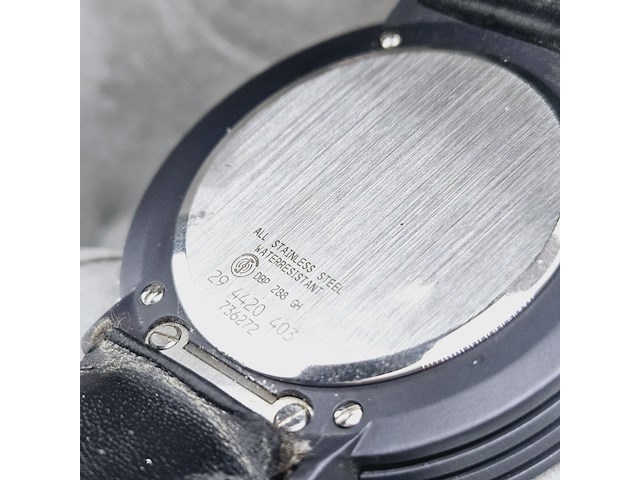 Junghans mega chrono-alarm horloge - inclusief originele doos - afbeelding 7 van  8