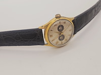 Junghans ww2 waffen ss 20 micron gouden herenhorloge - totenkopf - afbeelding 4 van  6