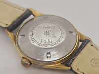 Junghans ww2 waffen ss 20 micron gouden herenhorloge - totenkopf - afbeelding 6 van  6