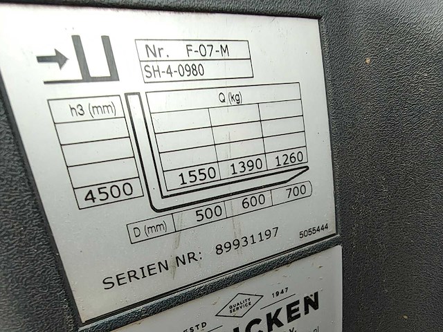 Jungheinrich - 2003 - ac16 - vorkheftruck - afbeelding 16 van  29