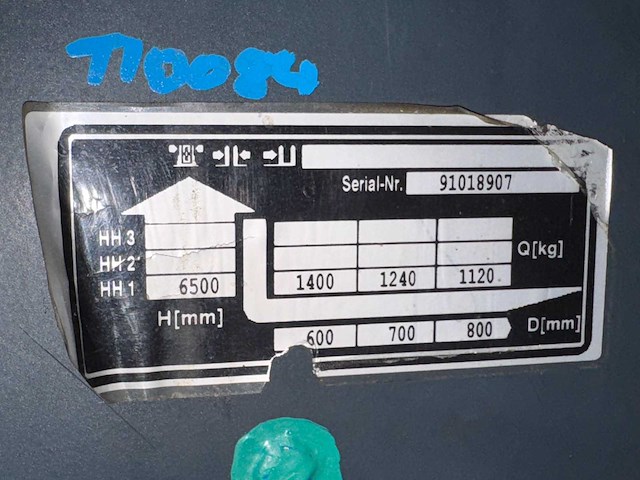 Jungheinrich - 2003 - etv214 - reach truck - afbeelding 10 van  11