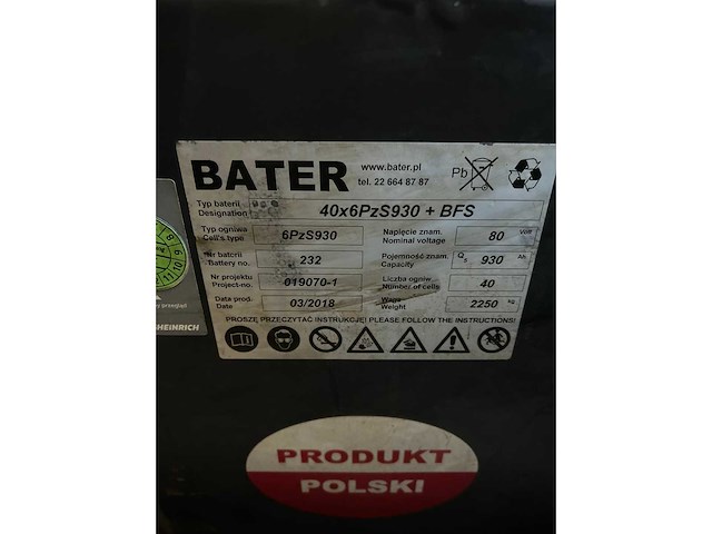 Jungheinrich - 2007 - efg550 - vorkheftruck - afbeelding 8 van  16