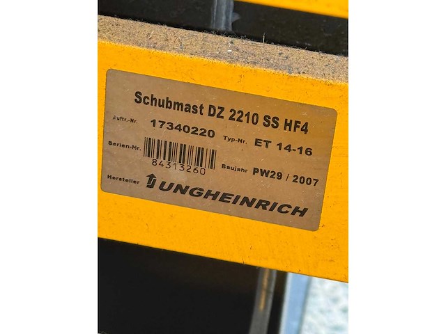 Jungheinrich - 2007 - etv214 - reach truck - reachtruck - heftruck - afbeelding 7 van  15