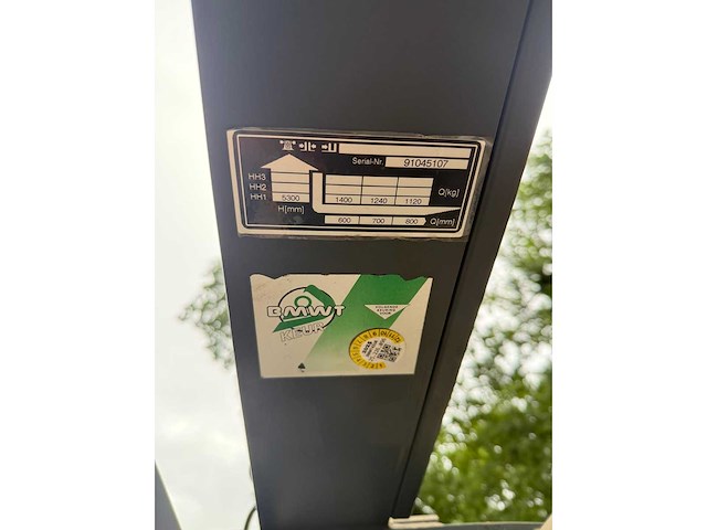 Jungheinrich - 2007 - etv214 - reach truck - reachtruck - heftruck - afbeelding 13 van  15