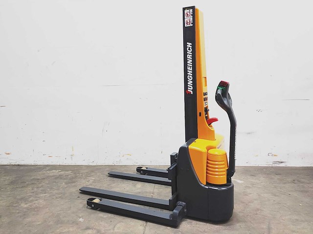 Jungheinrich - 2008 - emc b10 - breedspoor stapelaar - afbeelding 1 van  9