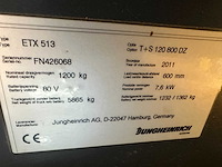 Jungheinrich - 2011 - etx513 - elektrische palletwagen - afbeelding 15 van  20